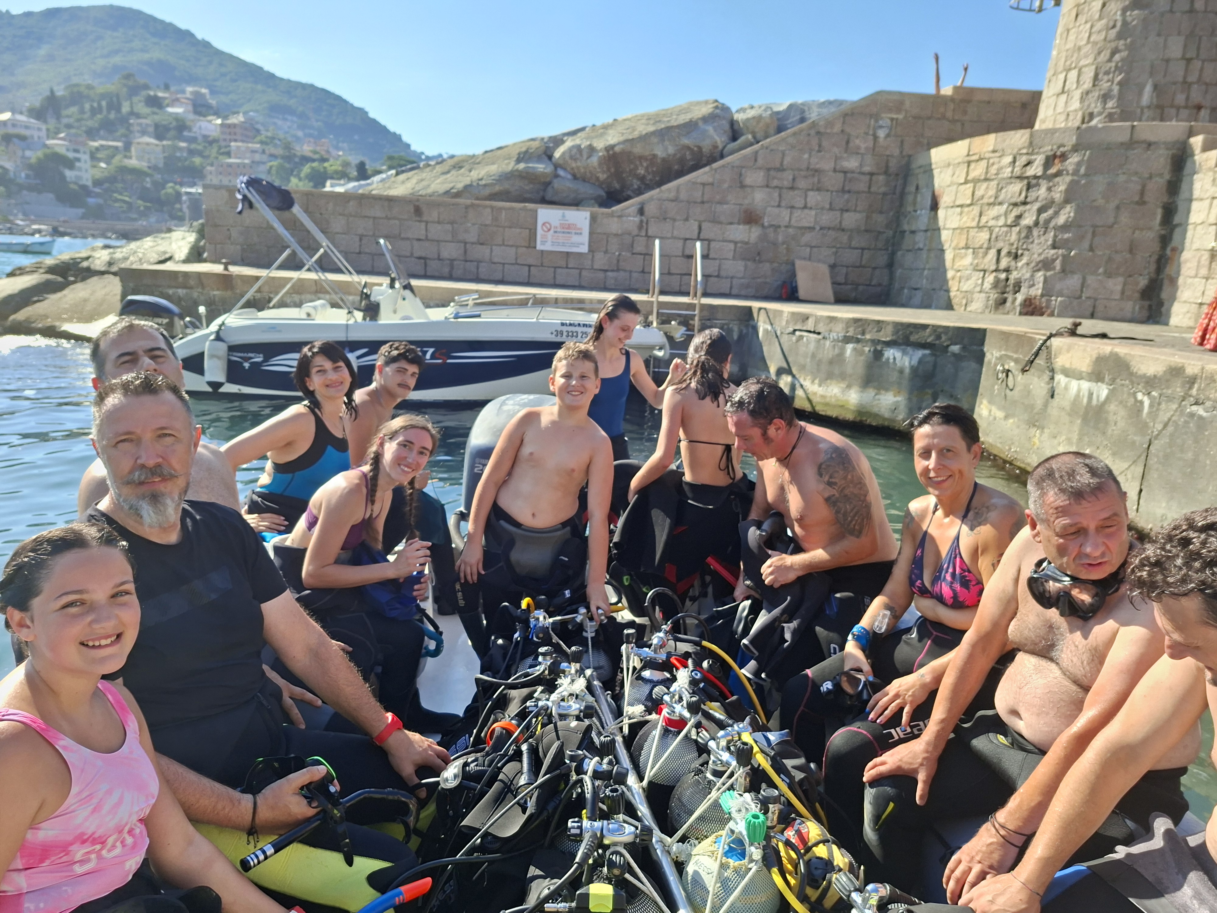 Giornata immersioni Liguria